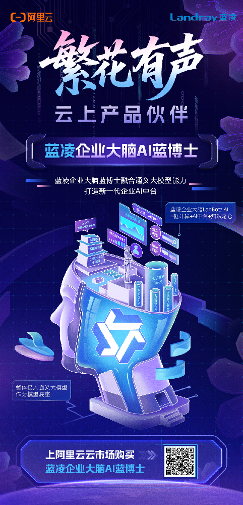 繁花有声｜蓝凌与阿里云一起，让AI时代的组织更智慧